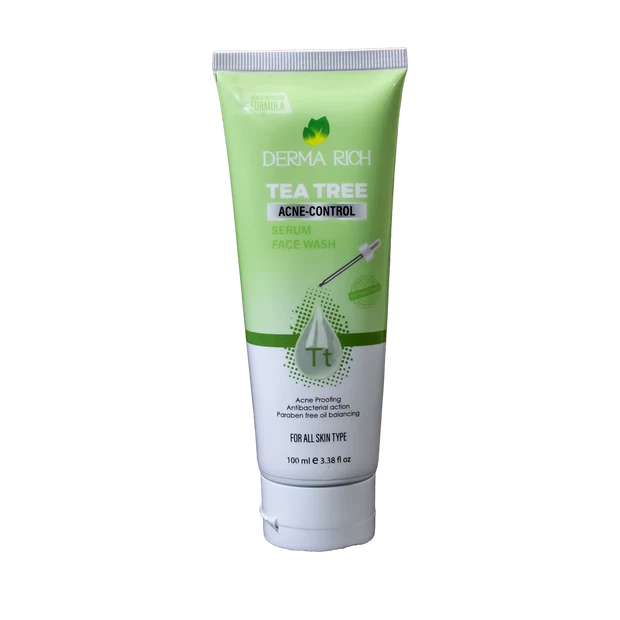 Derma Rich Tea Tree Acne-Control Serum Face Wash - 100ml