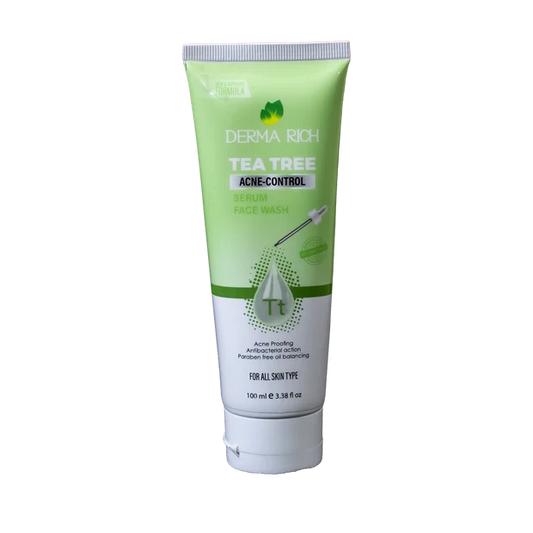 Derma Rich Tea Tree Acne-Control Serum Face Wash - 100ml