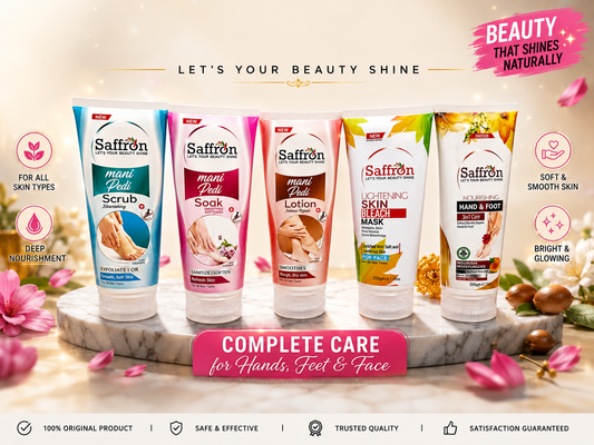 Saffron Mani Pedi Care Collection