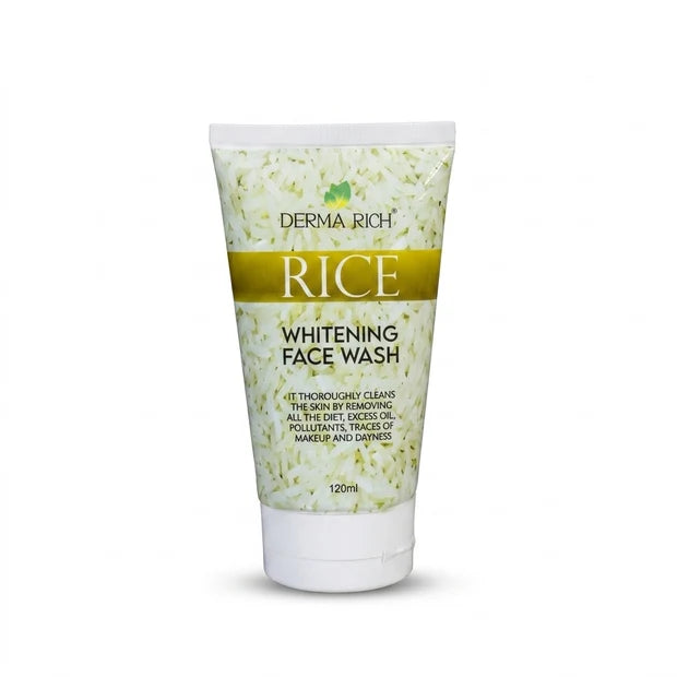Derma Rich Rice Whitening Face Wash - 120ml