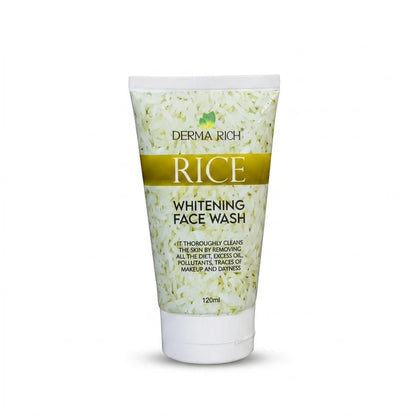 Derma Rich Rice Whitening Face Wash - 120ml