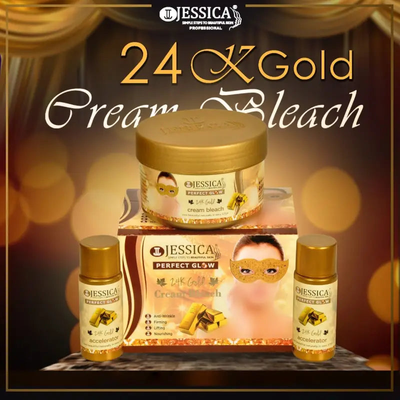 Jessica 24K Gold Bleach Cream & Activator