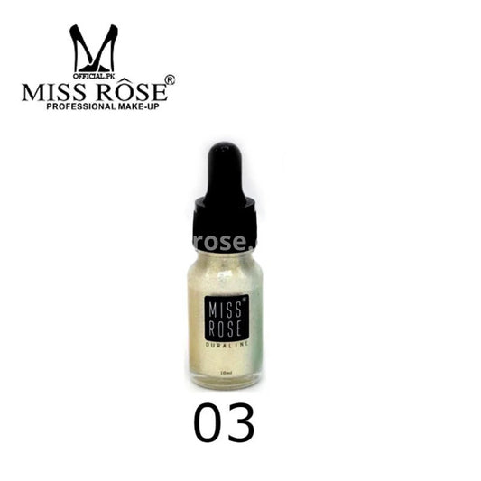 MISS ROSE High Beam Liquid Highlighter - 10ml | Long-Lasting Face & Body Glow Illuminator