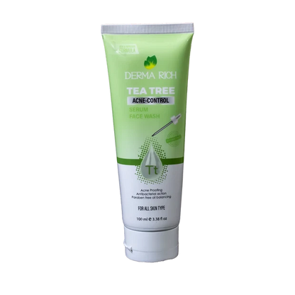 Derma Rich Tea Tree Acne-Control Serum Face Wash - 100ml