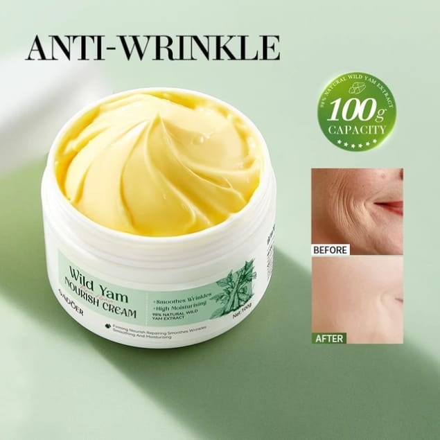 SADOER Wild Yam Nourish Cream Anti-wrinkle cream with 98% natural Wild
