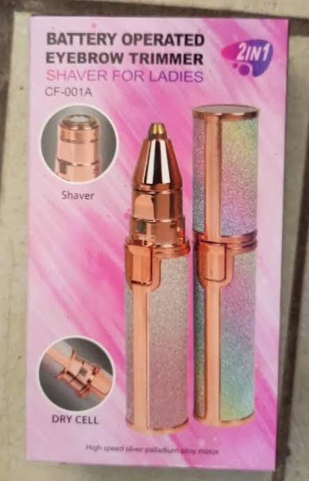 2-in-1 Women’s Eyebrow Trimmer & Facial Shaver – USB Rechargeable, Portable Beauty Trimmer